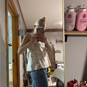 Floral Sleeveless Top